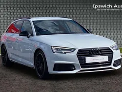 White Used 2018 Audi A4 Black Edition Estate | £17,465 (A bit pricey)