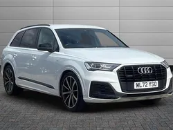 White Used 2022 Audi Q7 Black Edition SUV | £42,650 (Good price)