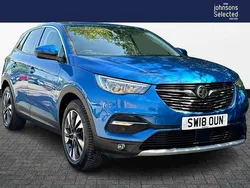 Blue Used 2018 Vauxhall Grandland X Sport SUV | £10,190 (Fair price)