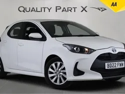White Used 2022 Toyota Yaris Hybrid Hatchback | £13,980 (Super price)