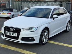 White Used 2015 Audi A3 S-Line Hatchback | £10,250 (A bit pricey)