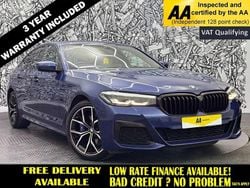 Blue Used 2021 BMW 530e M Sport Sedan | £20,000 (Fair price)