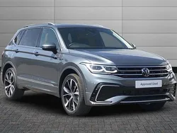 Grey Used 2025 VW Tiguan Allspace R-line SUV | £39,495