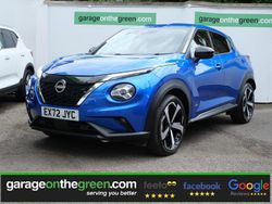 Magnetic blue Used 2022 Nissan Juke Tekna SUV | £18,795 (Fair price)
