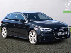 Black Used 2018 Audi A3 Sportback S-Line Hatchback | £16,699 (Fair price)