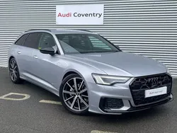 Floret silver Used 2025 Audi A6 Black Edition Estate | £50,990