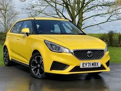 Yellow Used 2021 MG MG3 Excite Hatchback | £11,999 (Expensive)