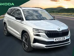 Silver Used 2022 Skoda Karoq SportLine SUV | £22,750 (Fair price)