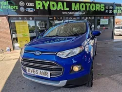 Blue Used 2015 Ford Ecosport Titanium SUV | £5,299 (Fair price)