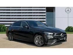 Grey Used 2025 Mercedes C300e AMG Line Premium Plus Sedan | £45,671 (Fair price)