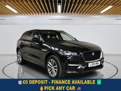 Black Used 2018 Jaguar F-Pace R-Sport SUV | £17,349 (Fair price)