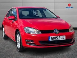 Red Used 2015 VW Golf VII Match Hatchback | £8,446 (Good price)