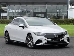 White Used 2023 Mercedes EQE300 AMG Line Premium Sedan | £38,395 (Fair price)