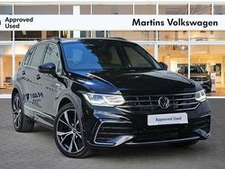 Black Used 2021 VW Tiguan R-line SUV | £24,995 (A bit pricey)