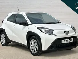 White Used 2024 Toyota Aygo PURE Hatchback | £13,167 (Fair price)