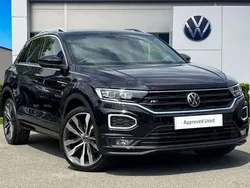 Black Used 2021 VW T-Roc R-line SUV | £22,590 (Fair price)