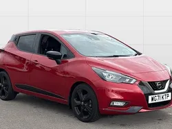 Red Used 2021 Nissan Micra Hatchback | £10,628 (Fair price)