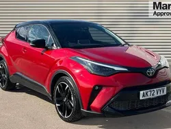 Red & black Used 2022 Toyota C-HR Sport SUV | £20,707 (Fair price)