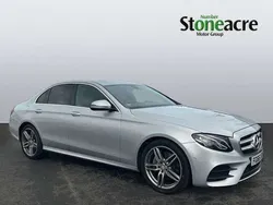 Silver Used 2016 Mercedes E220 AMG line Sedan | £14,995 (Fair price)