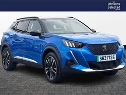 Blue Used 2021 Peugeot e-2008 GT-line SUV | £11,990 (Good price)