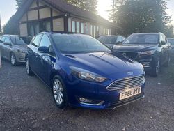 Blue Used 2016 Ford Focus Titanium Hatchback | £5,499 (Good price)