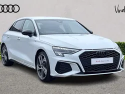White Used 2023 Audi A3 Black Edition Hatchback | £27,600 (Expensive)