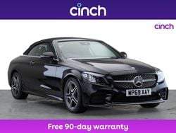 Black Used 2019 Mercedes C200 AMG Line Premium Cabriolet | £21,999 (Fair price)