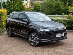 Black magic pearl effect Used 2024 Skoda Karoq SportLine SUV | £25,995 (Good price)