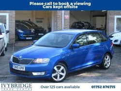 Blue Used 2015 Skoda Rapid SE Hatchback | £6,895 (Fair price)
