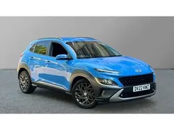 Blue Used 2022 Hyundai Kona Premium SUV | £17,071 (Fair price)