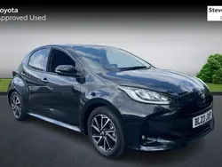 Black Used 2023 Toyota Yaris Hybrid Design Hatchback | £17,622 (Fair price)