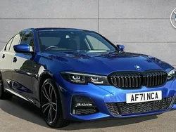 Blue Used 2021 BMW 330e M Sport | £24,199 (Fair price)
