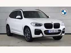 White Used 2020 BMW X3 M Sport SUV | £30,495 (Fair price)