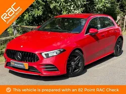 Red Used 2018 Mercedes A200 AMG line Hatchback | £13,990 (Fair price)