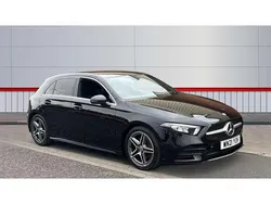 Black Used 2021 Mercedes A180 AMG line Hatchback | £17,668 (Fair price)