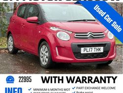 Red Used 2017 Citroën C1 Feel Hatchback | £3,499 (Super price)