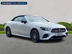 White Used 2023 Mercedes E300 AMG line | £41,299 (A bit pricey)