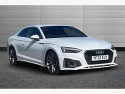 Glacier white Used 2022 Audi A5 S-Line Coupe | £25,850 (Fair price)