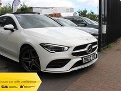 White Used 2022 Mercedes CLA180 AMG line Sedan | £24,295 (Fair price)