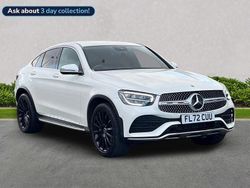 White Used 2022 Mercedes GLC300 AMG Line Premium Coupe | £35,649 (Expensive)