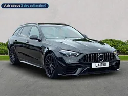 Black Used 2024 Mercedes C63S AMG Premium Plus Estate | £73,999