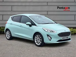 Green Used 2018 Ford Fiesta Titanium Hatchback | £10,495 (Good price)