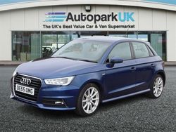 Blue Used 2015 Audi A1 Sportback S-Line Hatchback | £10,395 (Fair price)