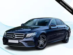 Blue Used 2016 Mercedes E220 AMG line Sedan | £13,949 (Fair price)