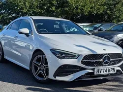 White Used 2024 Mercedes CLA180 Executive Sedan | £28,990 (Fair price)