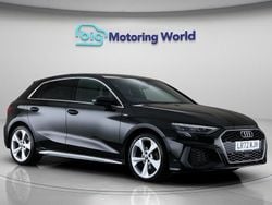 Black Used 2022 Audi A3 Sportback S-Line Hatchback | £18,100 (Fair price)