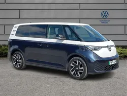 Candy white / starlight blue Used 2024 VW ID. Buzz Pro Van | £38,485 (Good price)