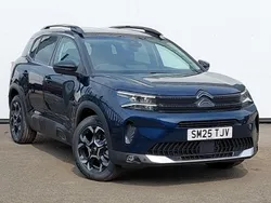 Metallic eclipse blue New 2025 Citroën C5 Aircross SUV | £25,998 (Fair price)
