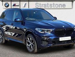 Blue Used 2022 BMW X5 M Sport SUV | £49,795 (A bit pricey)