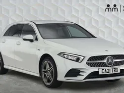 White Used 2021 Mercedes A250 AMG line Hatchback | £19,000 (Good price)
